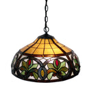 Lamps End Table Lamps - Tiffany-style Hanging Lamp HomeRoots