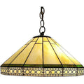 Lamps End Table Lamps - Tiffany-style Roman Hanging Lamp HomeRoots