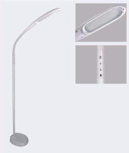 Lamps End Table Lamps - Trader Luz Dimmable Touch LED Floor Lamp, LED Floor Standing Lamp HomeRoots