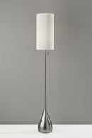 Lamps Lamps For Sale - 10" X 10" X 68" Brushed Steel Metal Floor Lamp HomeRoots