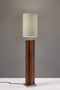 Lamps Lamps For Sale - 13" X 13" X 64.5" Walnut Wood Floor Lamp HomeRoots