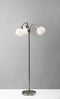 Lamps Lamps For Sale - 14-31" X 14-33" X 65.5" Black Metal 3-Arm Floor Lamp HomeRoots