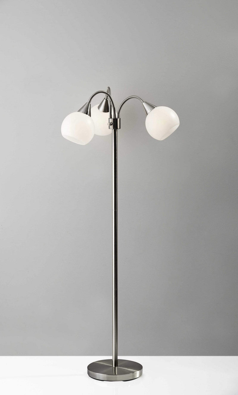 Lamps Lamps For Sale - 14-31" X 14-33" X 65.5" Black Metal 3-Arm Floor Lamp HomeRoots