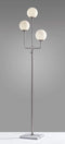 Lamps Lamps For Sale - 15" X 13" X 67" Brushed Steel Glass/Metal Floor Lamp HomeRoots