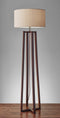 Lamps Lamps For Sale - 19" X 19" X 60" Walnut Wood/Fabric Floor Lamp HomeRoots