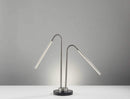 Lamps Lamps For Sale - 32" X 6.5" X 20-34" Brushed Steel Metal LED Desk Lamp HomeRoots