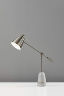 Lamps Lamps For Sale - 5" X 26" X 20-27" Brushed Steel Metal Desk Lamp HomeRoots