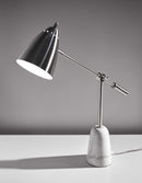 Lamps Lamps For Sale - 5" X 26" X 20-27" Brushed Steel Metal Desk Lamp HomeRoots