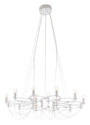 Lamps Living Room Lamps - 42.5" x 42.5" x 11" White, Metal, Ceiling Lamp HomeRoots