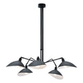 Lamps Living Room Lamps - 47.2" X 47.2" X 43.3" Black Metal Ceiling Lamp HomeRoots