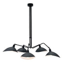 Lamps Living Room Lamps - 47.2" X 47.2" X 43.3" Black Metal Ceiling Lamp HomeRoots