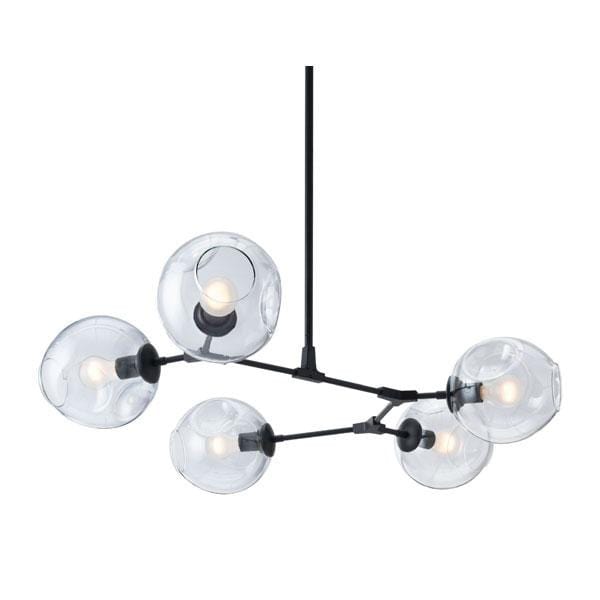 Lamps Living Room Lamps - 49.2" X 35" X 55.1" Black Ceiling Lamp HomeRoots