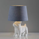 Lamps Modern Table Lamps - 10" X 10" X 15" White Table Lamp HomeRoots
