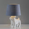 Lamps Modern Table Lamps - 10" X 10" X 15" White Table Lamp HomeRoots