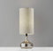 Lamps Modern Table Lamps - 8.5" X 8.5" X 23.75" Black Metal/Glass Table Lamp HomeRoots