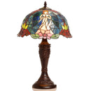 Lamps Modern Table Lamps - Tiffany-style Angel Table Lamp HomeRoots