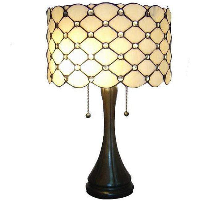 Lamps Modern Table Lamps - Tiffany-style Modern Table Lamp HomeRoots