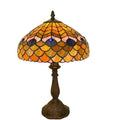 Lamps Modern Table Lamps - Tiffany-style Peacock Table Lamp HomeRoots