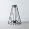 Lamps Retro Lamp - 48" x 67" x 48" Smoke Steel Floor Lamp HomeRoots