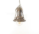 Lamps Rustic Lamps - 11.5" x 11.5" x 54" Industrial - Pendant Lamp HomeRoots