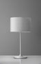 Lamps Table Lamps - 11.5" X 11.5" X 22.5" White Metal Table Lamp HomeRoots