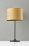 Lamps Table Lamps - 11.75" X 11.75" X 22.5" Black Metal Table Lamp HomeRoots