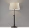 Lamps Table Lamps - 13.75" X 13.75" X 24.5-32.5" Black Metal 2 Pc. Table Lamp Bonus Pack HomeRoots