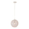 Lamps Table Lamps For Living Room - 11.8" X 11.8" X 11.8" Aluminum Chrome Ceiling Lamp HomeRoots