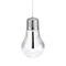 Lamps Table Lamps For Living Room - 11" X 11" X 19.3" Glass Chrome Ceiling Lamp HomeRoots