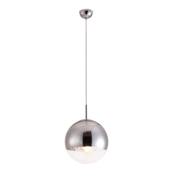 Lamps Table Lamps For Living Room - 15" X 18" X 15" Chrome Kinetic Ceiling Lamp HomeRoots