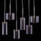 Lamps Table Lamps For Living Room - 21.7" X 5.5" X 13" Glass Chrome Ceiling Lamp HomeRoots
