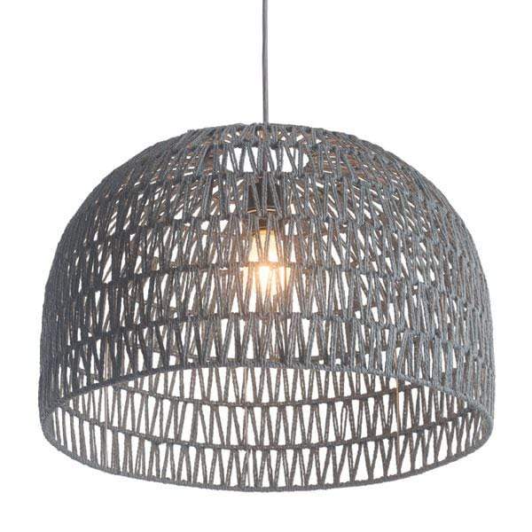 Lamps Table Lamps For Living Room - 21" X 21" X 13.8" Synthetic Woven Metal Ceiling Lamp HomeRoots