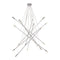 Lamps Table Lamps For Living Room - 59" X 59" X 78.7" Synthetic Woven Metal Ceiling Lamp HomeRoots