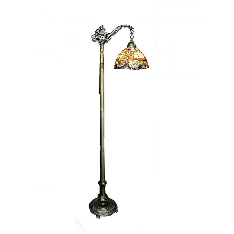 Lamps Table Lamps - Tiffany-style Rome Reading Lamp HomeRoots