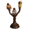 Lamps Vintage Table Lamps - Zendaya 3-light Monkey-shaped 17-inch Tiffany-style Table Lamp HomeRoots