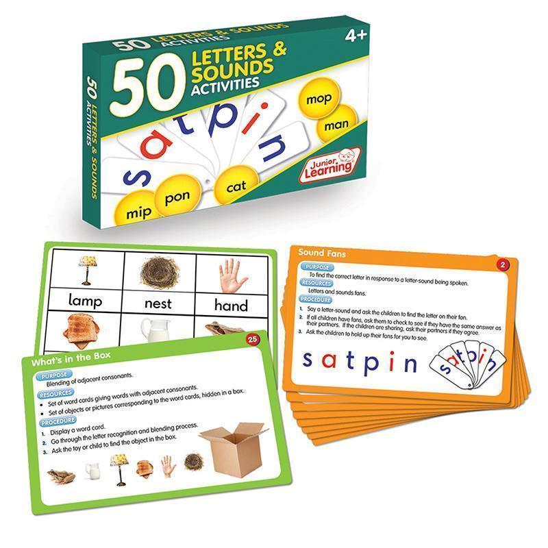 LANG ARTS ACTIVITY CARDS LETTERS-Learning Materials-JadeMoghul Inc.
