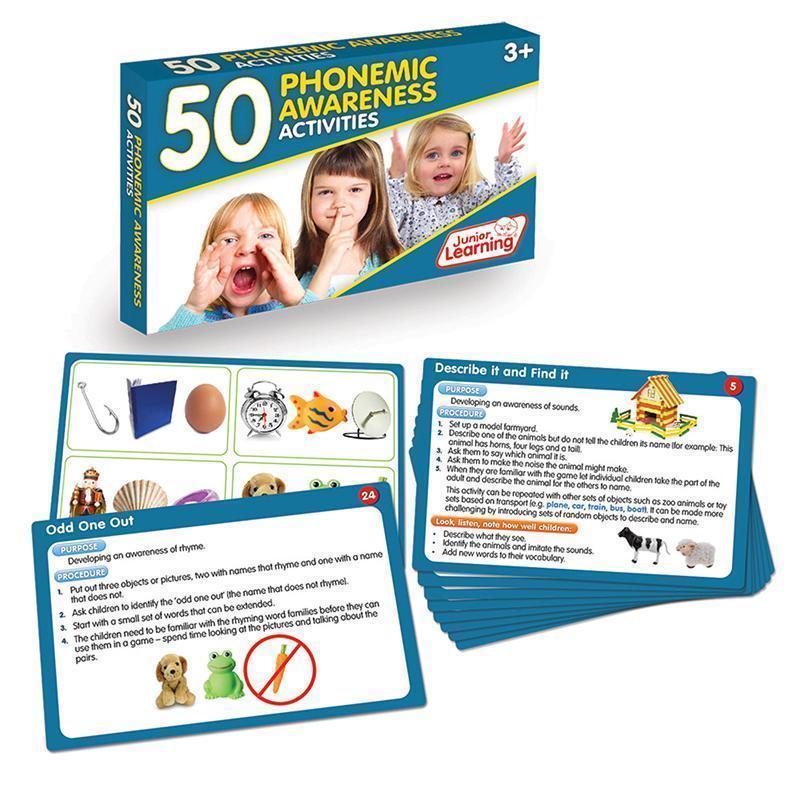 LANG ARTS ACTIVITY CARDS PHONEMIC-Learning Materials-JadeMoghul Inc.