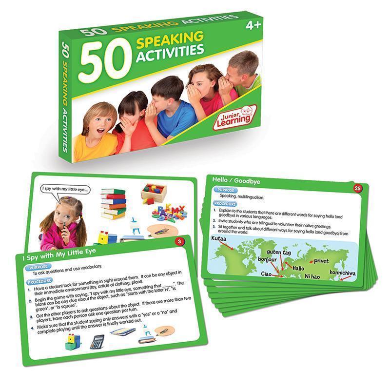 LANG ARTS ACTIVITY CARDS SPEAKING-Learning Materials-JadeMoghul Inc.