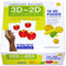 LANG BUILD 3Dû2D MATCHING KIT FOODS-Learning Materials-JadeMoghul Inc.