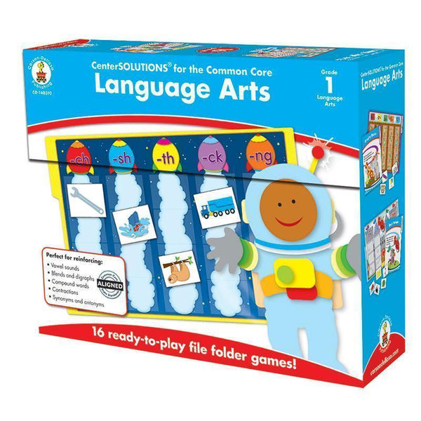 LANGUAGE ARTS FILE FOLDER GAME GR 1-Learning Materials-JadeMoghul Inc.