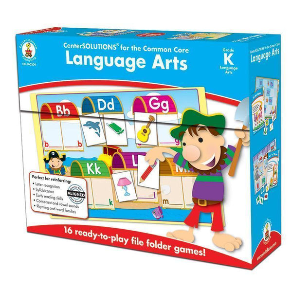 LANGUAGE ARTS FILE FOLDER GAME GR K-Learning Materials-JadeMoghul Inc.