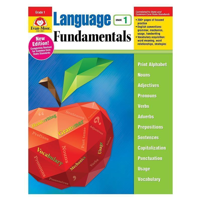 LANGUAGE FUNDAMENTALS GR 1 COMMON-Learning Materials-JadeMoghul Inc.