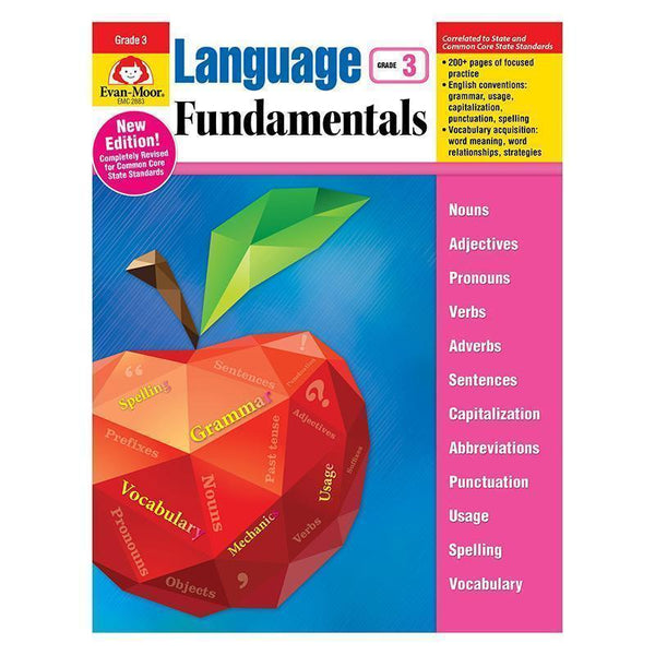 LANGUAGE FUNDAMENTALS GR 3 COMMON-Learning Materials-JadeMoghul Inc.