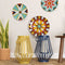 Lanterns Blue Lantern - 9" X 9" X 12" Blue Metal Lantern HomeRoots