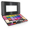 Laptop Style MakeUp Kit 8075 (35x EyeShadow, 4x Blusher, 2x Powder Cake, 6x Lipgloss) - -Make Up-JadeMoghul Inc.