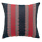 LARA Contemporary Big Pillow With fabric, Red & Blue Finish, Set of 2-Accent Pillows-Red, Blue-Rayon & Polyester-JadeMoghul Inc.