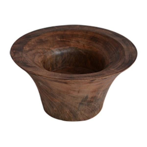 Large decorative Wooden Bowl ,Brown-Decorative Bowls-Brown-SOLID suar wood-JadeMoghul Inc.