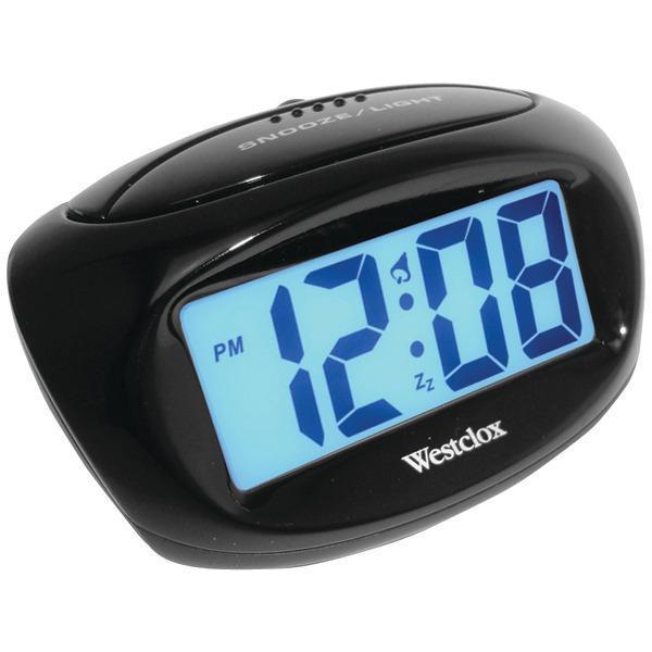Large Easy-to-Read LCD Battery Alarm Clock-Clocks & Radios-JadeMoghul Inc.