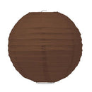 Large Paper Lantern - Brown (Pack of 1)-Wedding Reception Decorations-JadeMoghul Inc.