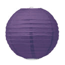 Large Paper Lantern - Purple (Pack of 1)-Wedding Reception Decorations-JadeMoghul Inc.